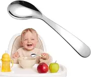 Baby Learning Spoon - Multifunctional Children's Training Spoon Non Slip - Flat Head, Baby Feeding Supplies, Table for Fruit Puree