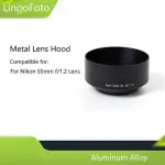 Metal 52mm Lens Hood Camera Lens Protector for Nikon Nikkor 55mm f/1.2 Lens
