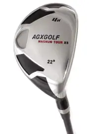 AGXGOLF MENS RIGHT HAND SENIOR CADET (-1 INCH) #4 HYBRID IRON wSENIOR FLEX SHAFT