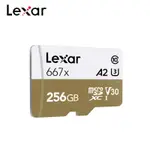 LEXAR 256GB MICRO SDXC UHS-I 卡 128G A2 U3 V30 CLASS 10 卡適用於