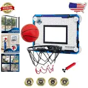 Shatterproof Indoor Mini Basketball Hoop - Suction Cup Design for Kids & Adults