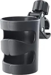 Universal Pram Drink Holder & Buggy Accessories, Adjustable Bottle Holder, 360 Degree Rotation Pram Drink Holder for Most Cups, Drink and Coffee Holder