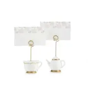 Kate Aspen Place Card Holders Tea Time Whimsy Teapot and Teacup Place Cards I...