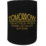 Stubby Holder - tomorrow the mythical world - Funny Novelty Christmas