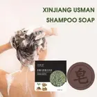 Hair Darkening Shampoo Natural Polygonum Essence Bar Shampoo Soap Women Men 2024