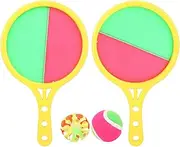 Gigicial Stick Target Racket, Children Stick Target Racket 2 in 1 Sucker Ball Set, Equipment for Parent-Child Activities, Portable Beginners Junior Youth Practice Kit for Boy Girl