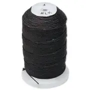 Simply Silk Beading Thread Cord Size F Black 0.0137 0.3480mm Spool 140 Yards for