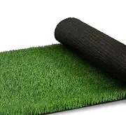 Marlow 1M x 10M Artificial Grass Synthetic Turf Fake Plastic Plant 10SQM, 35MM Thickness Cuttable Synthetic Grass Rug, DIY Pads Door Mat Rug for Garden Patio Lawn Backyard Outdoor(Black Backing)