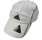 NEW adidas Men's adizero Trainer Adjustable Golf/Tennis/Running Hat/Cap-White