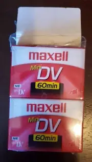 maxell mini dv 60 min 2 Pack Sealed.