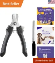 Dog Toe Nail Clippers for Large Dogs Professional Heavy Duty with Safety Guard