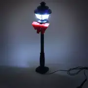 Christmas Light-Up USB Lamp Post (White Light)