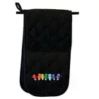 Pencils World Book Day School Teacher - Mitt Glove Mitts Double Oven Gloves