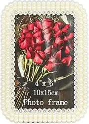 Photo Frames,Photo Door Frame Wood Pearl Photo Frame Collection Home Decor Picture Frame Collection Gifts (Color : D, Size : 4X6 inch) (Color : D, Size : 5X7 inch)