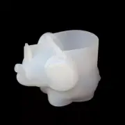 Elephant Display Tray Silicone Resin Mold Makup Egg Storage Box Elephant Shape