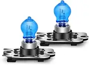 Ruiandsion PH16W Halogen Light Bulb, 12V Non Polarity 16W, Quartz Bulbs Super White Light 6000K Pack of 2