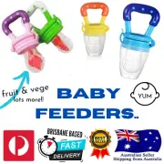 Baby Dummy Feeding Nipple Nutrition Pacifier Safe Fresh Fruit Food Feeder AUS
