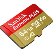 SanDisk Extreme PLUS microSDXC 64GB 200MB/s Memory Card