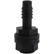 Hydro Flow Tub Outlet Straight Fitting w/ 2 Gaskets - 1/2"