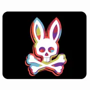 Happy Easter Day Bone Rabbit Funny Mouse Pad Birthday Party Graphic USA Desk Mat