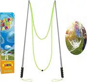 E-Know Bubble Wand,Stainless Steel Giant Bubble Wand Outdoor Toy for Kids Telescopic Design, Bubble Toys for Party, Works Best Bubbleventi Bubble Mix