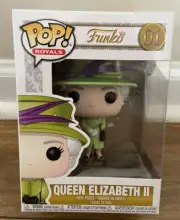 Funko Pop! Royals: QUEEN ELIZABETH II (Green Dress) #01 NEW