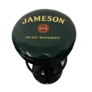 JAMESON IRISH WHISKEY BLACK BAR STOOL ERGONOMIC ADJUSTABLE COMFORTABLE