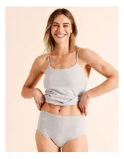 [Soho] Organic Cotton Full Brief in Grey Marle