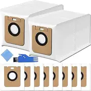 [EATBALE] Vacuum Cleaner Dust Bags Accessories for Dreame Z10 Pro/L10 Plus/D10 Plus/D10s Plus Robot Vacuum Cleaner, 2.5L Capacity Dust Collection Bag Auto-empty Station Replacement Parts (10 Pack)