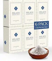 Melach Kosher Salt - 500g (Pack of 6) | Large Sea Salt Flakes | All-Natural, Mineral-Rich Kosher Salt | Versatile for Cooking, Baking & Beyond
