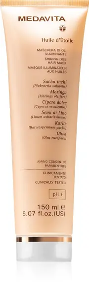 Medavita Huile d'Étolle Shinning oil hair mask 150 ml