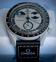 OMEGA X SWATCH SpeedMaster MoonSwatch MISSION TO EARTHPHASE AUTHENTIC!