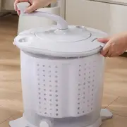 Hand Cranked Washing Machine, Hand Operated Washer Compact Portable Hand Crank
