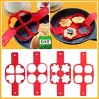 Nonstick Pancake Pan Flipper Silicone Egg Omelette Mould Breakfast Maker Tool