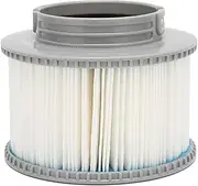 Pool Filter Cartridge Replacement High Performance Polyester Fiber Cloth Washable Pleated Fabric Durable Design for Hot Tubs Spas Children Swimming Pools Size 115x86mm 4.5x3.4in