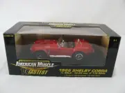 Ertl American Muscle 10 Fastest 1/18 Diecast Red 1966 Shelby Cobra #32760 NIB