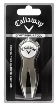 CALLAWAY Golf Divot Repair Tool with Magnetic Ball Marker New