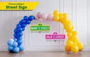 Street Sign, Elmo street sign - Birthday Party Decorations