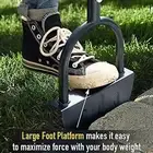 Manual Lawn Edger Steel Structure Saw Tooth T Handle Sponge Cover♬