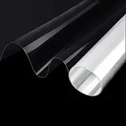 4mil 0.1mm Clear Security and Safety Window Film Shatterproof Glass Protective Vinyl Adhesive UV Blocking Explosion-Proof Tranparent Film, 35.4Inch x 10Feet