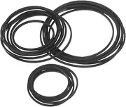 MUELODSIC 40Pcs Recorder Rubber Belts for Cassette Tape Players Durable Maintenance Accessories for Cassette Deck Repair Compatible with DVD Drives Audio Tapes