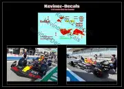 1/32 Scale Decals for Policar/NSR F1 - RedBull RB19, Verstappen & Perez, 2023