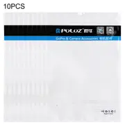 10-pack Clear Front Pearl Jewelry Zip Lock Bags with Hang Hole - 25.8cm x 18cm Size