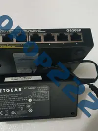 在飛比找露天拍賣優惠-二手網件/Netgear GS308P 8口千兆poe交換機