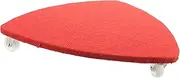 BRIGHTFUFU Balance Plate Sensory Childrens Toys Out Door Toys Plates Balancing Rocker Board Scooter for Balance Skateboard Kid Toys Household Ring Red Miss Plastic