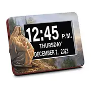 'Blessed Moments' Faith Greg Olsen Art Easy-Read Clock