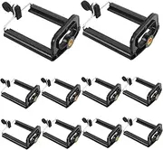 10pcs U Clip Selfie Stick Phone Holder Lightweight Portable Accessory for Travel Outdoor Activities and Video Recording Compatible with Tripods and More