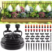 MIXC Drip Irrigation System, 50 FT Quick Connector Garden Watering System
