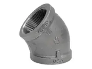 Anvil 8700126454 Galvanized Malleable Iron 45 Degree Elbow 1/8 in. NPT Female
