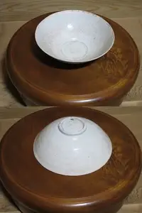 在飛比找Yahoo!奇摩拍賣優惠-【藏拙】白釉薄胎瓷碗-老件
